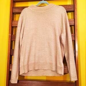 Napa Valley Gold & Cream Sweater, Sz XL